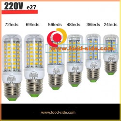 Энергосберегающие LED лампы E27 различной мощности