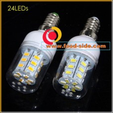 LED лампа 7 Ватт с цоколем E14, теплый белый