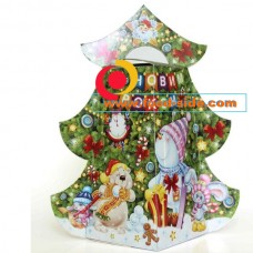 Новогодняя коробка для подарка, ёлка