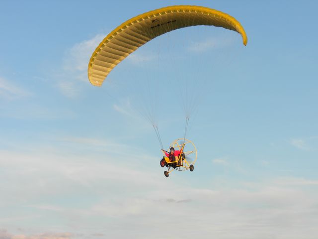 Полет на паратрайке в Киеве