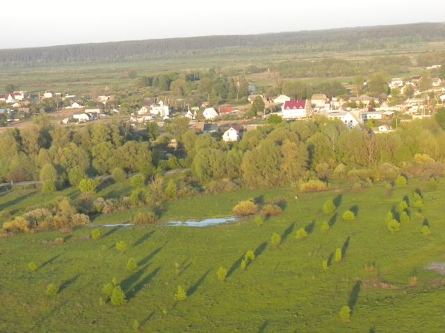 Полёт под Киевом на параплане