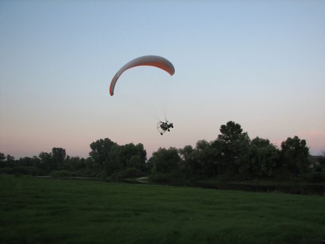 Обучение полётам на паратрайке